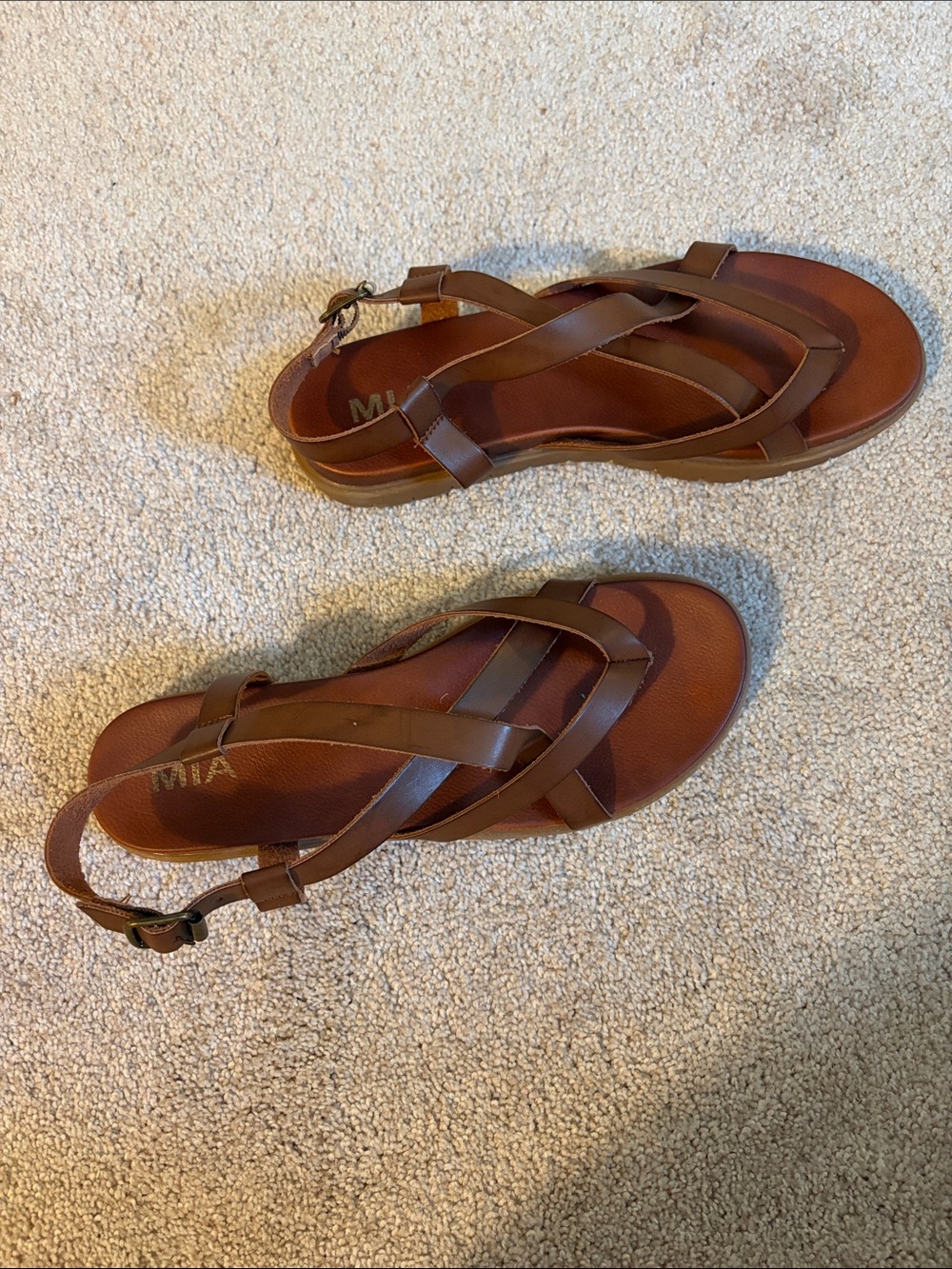 NEW MIA leather sandals 8.5